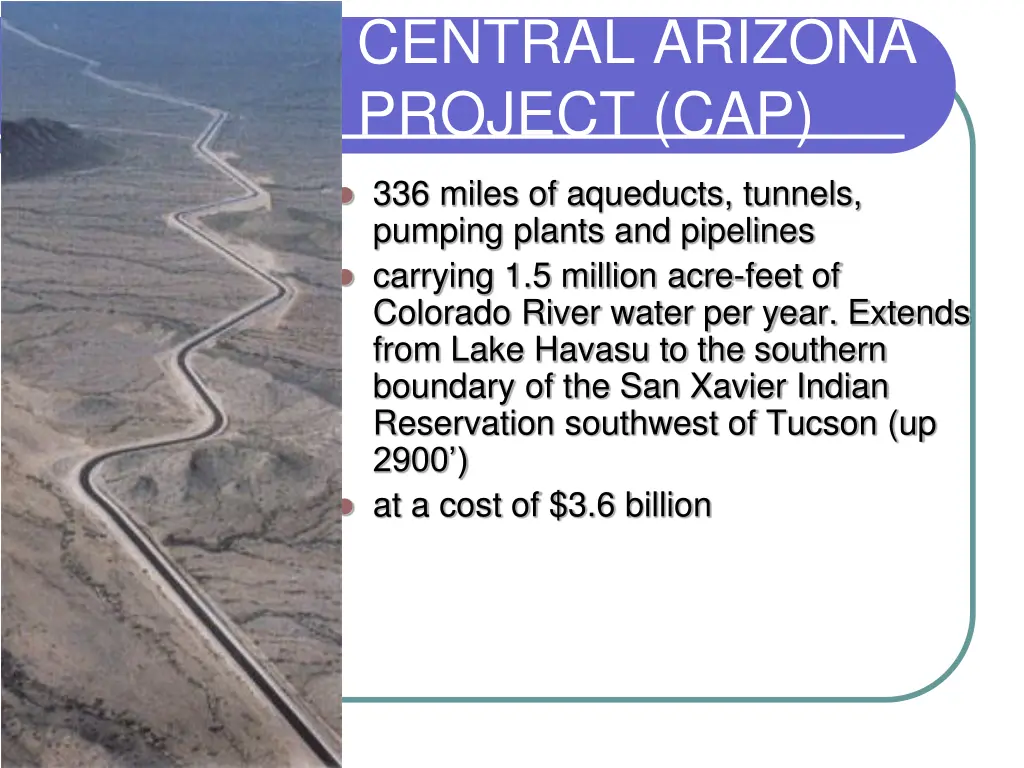 central arizona project cap