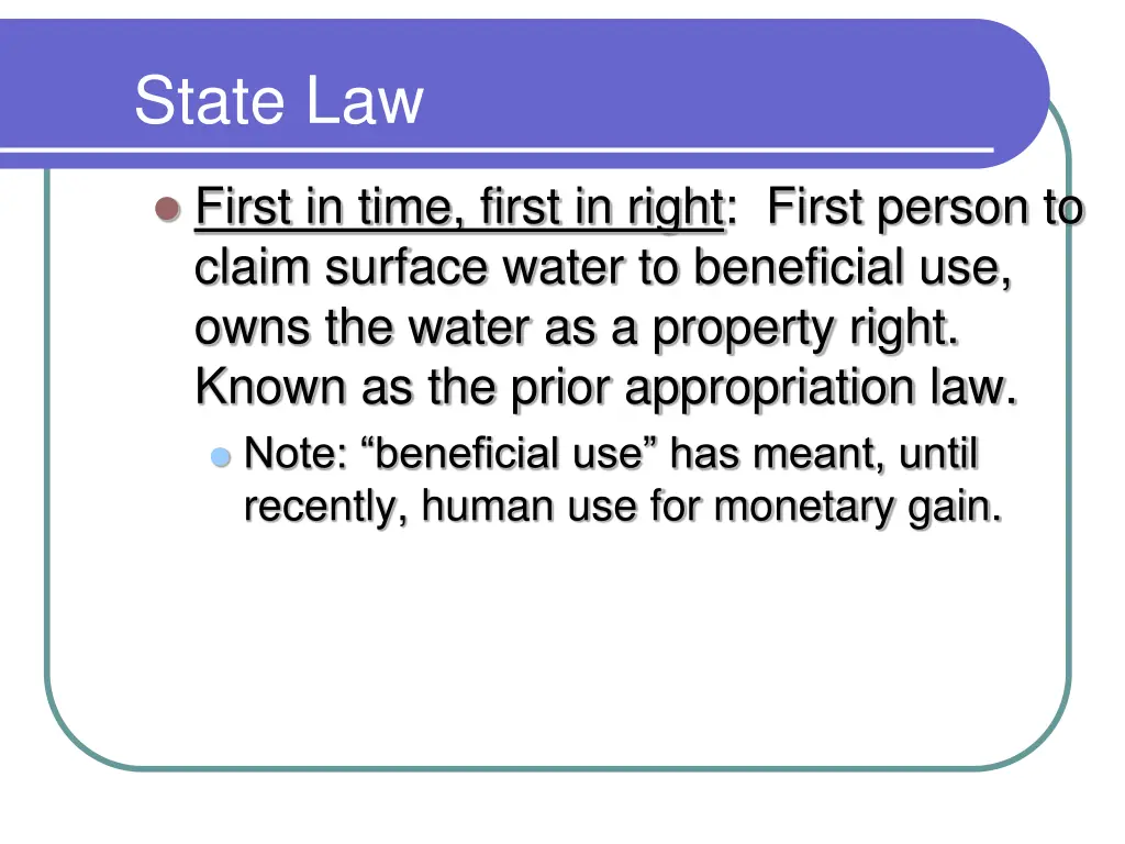 state law