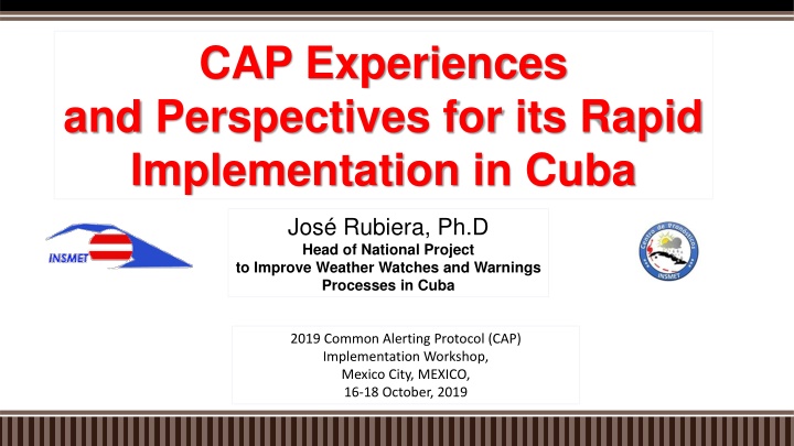 cap experiences and perspectives for its rapid