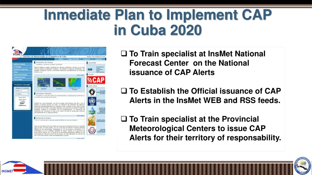 inmediate plan to implement cap in cuba 2020 1