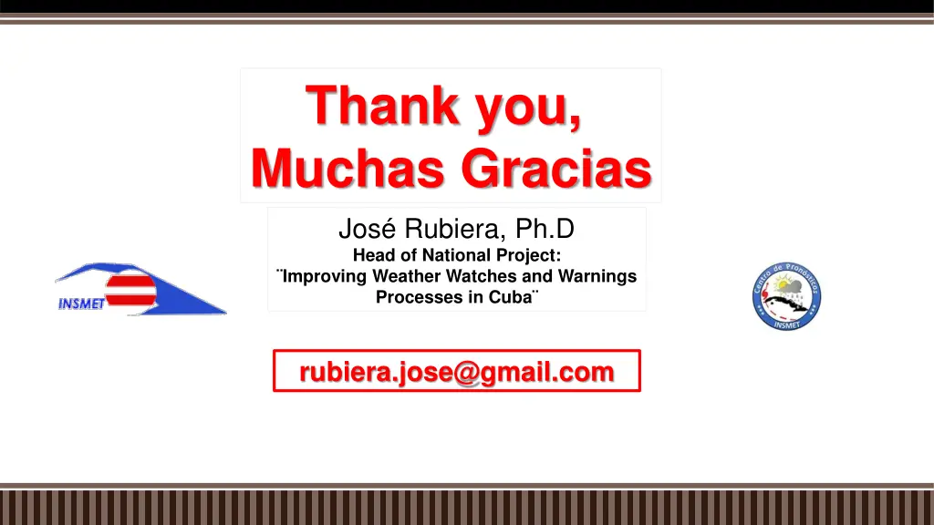 thank you muchas gracias jos rubiera ph d head