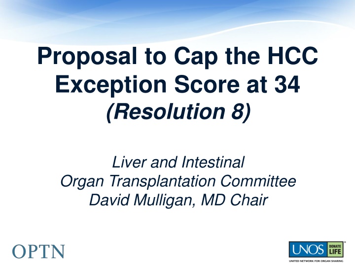 proposal to cap the hcc exception score