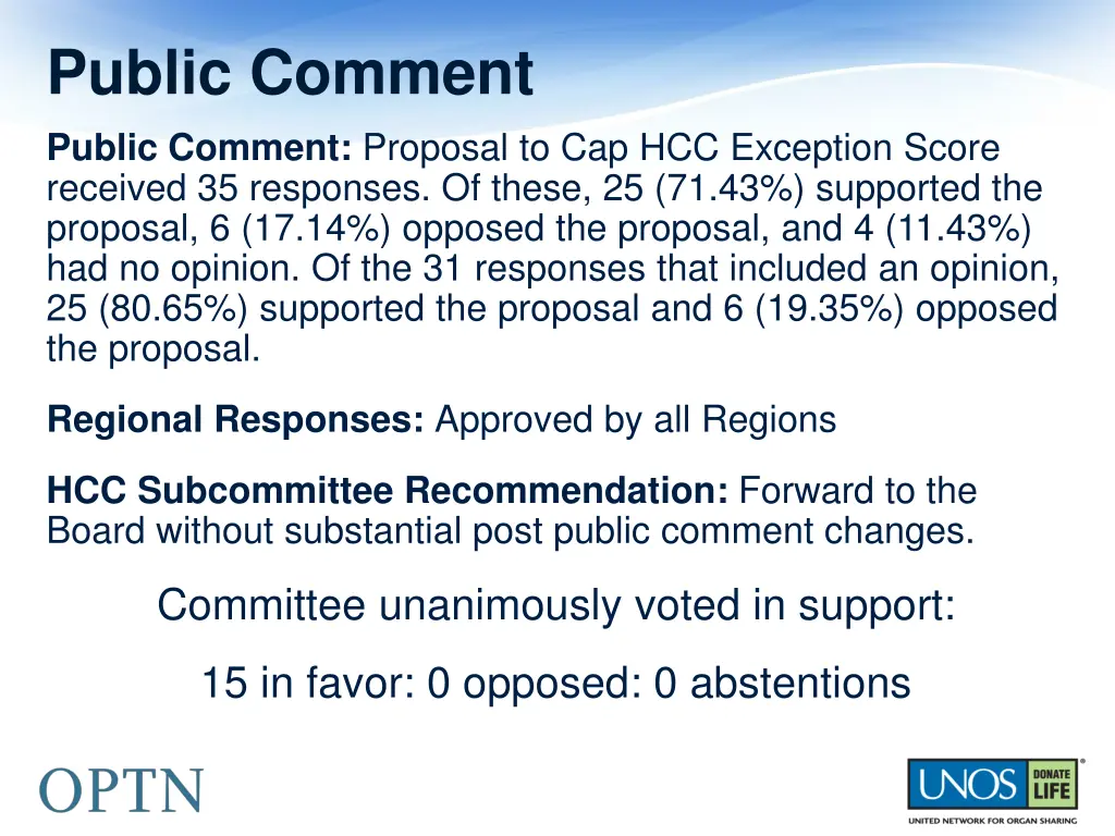 public comment