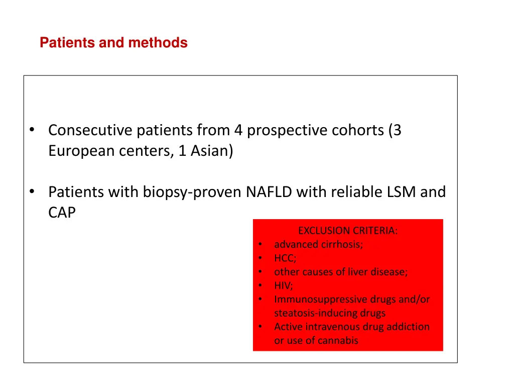 patients and methods