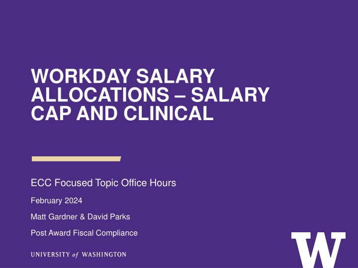 workday salary allocations salary cap and clinical