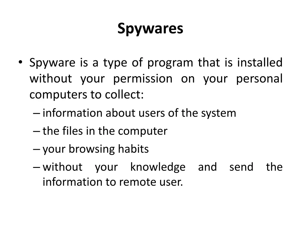 spywares