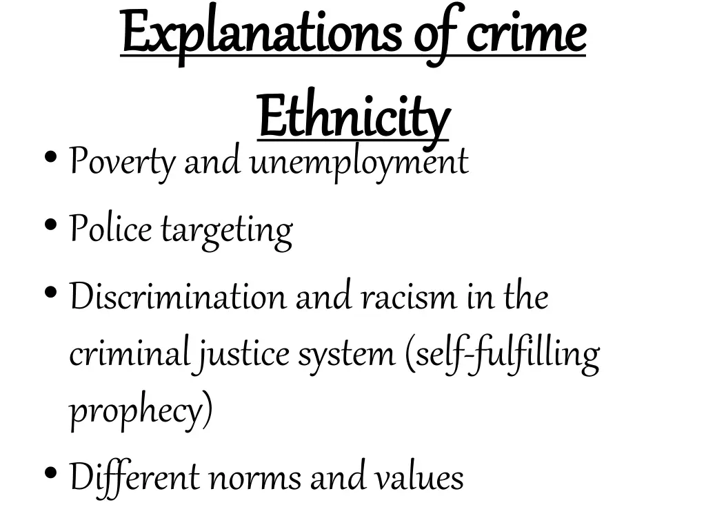 explanations of crime explanations of crime 3