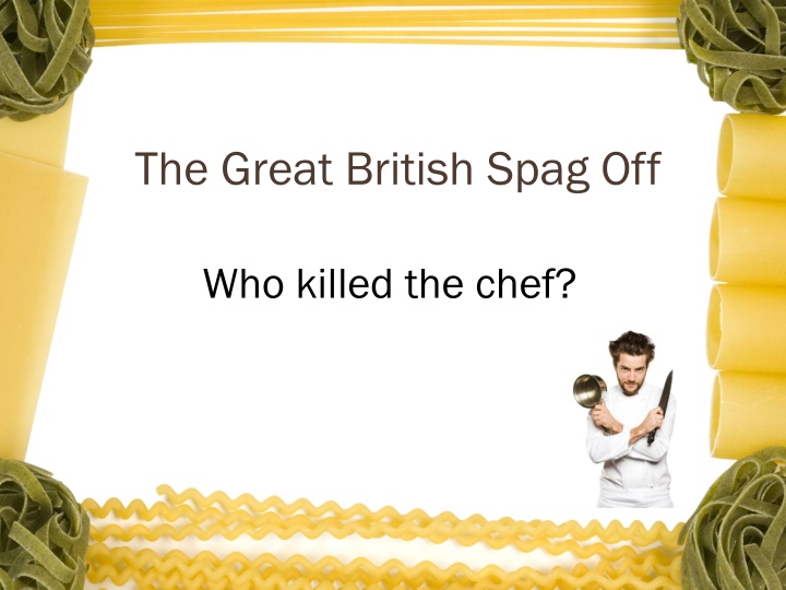 the great british spag off