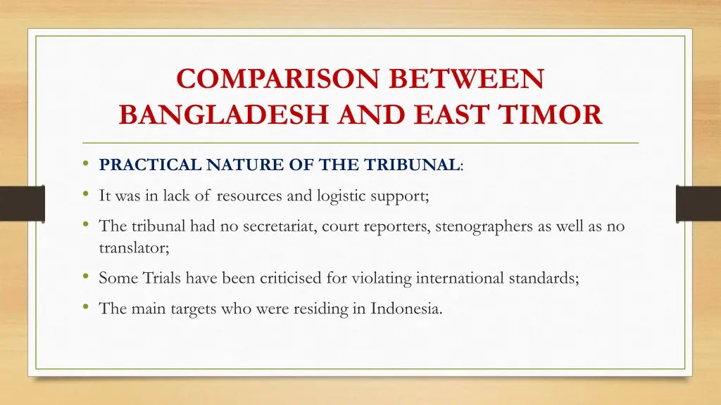 comparison between bangladesh and east timor 3