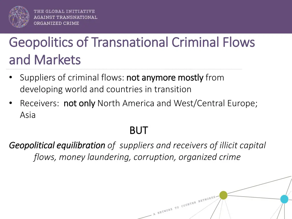 geopolitics of transnational criminal flows