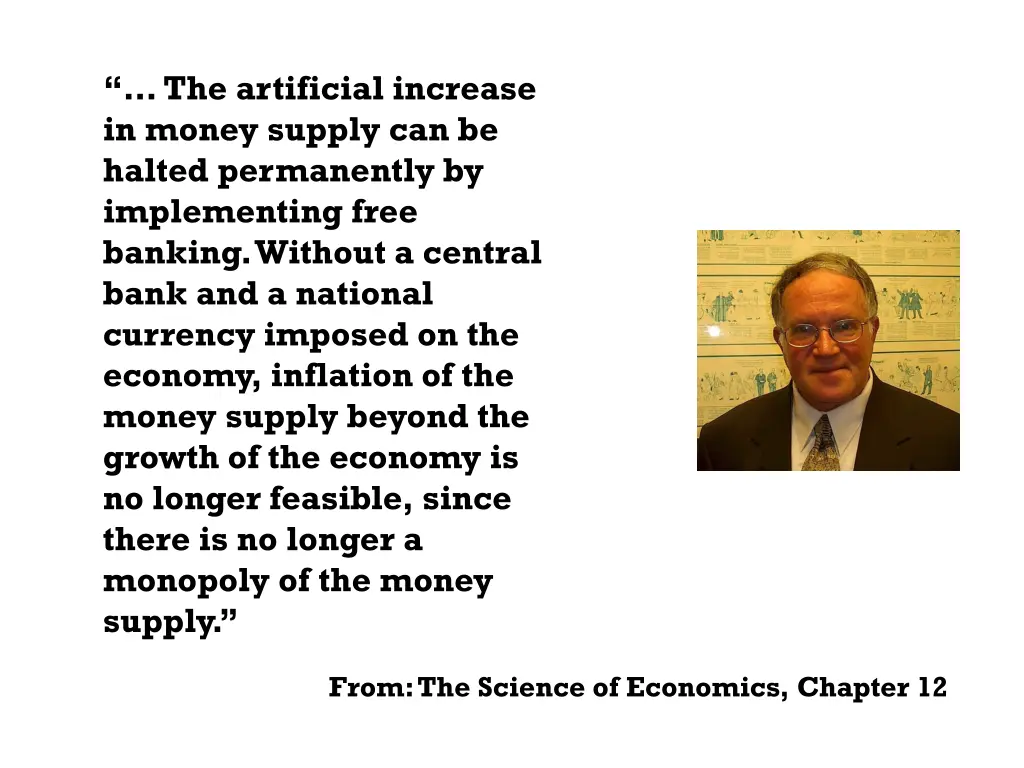 the artificial increase in money supply