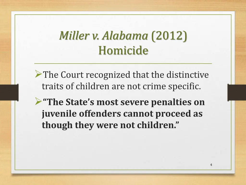 miller v alabama 2012 homicide