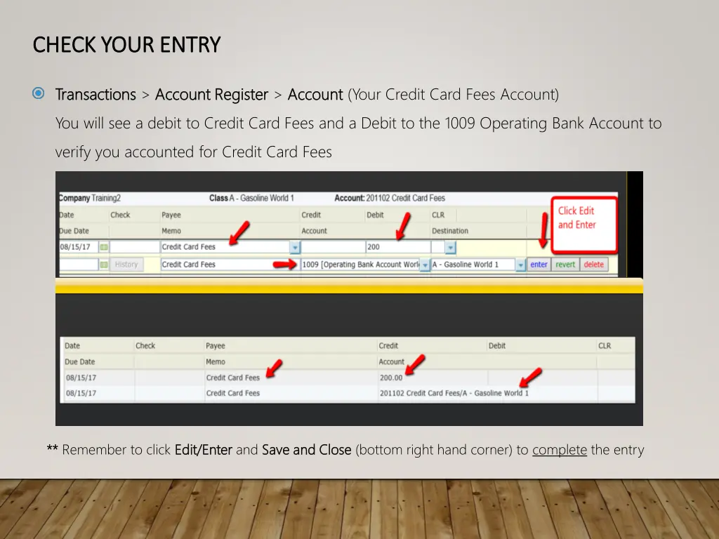 check your entry check your entry