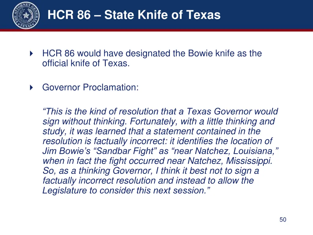 hcr 86 state knife of texas