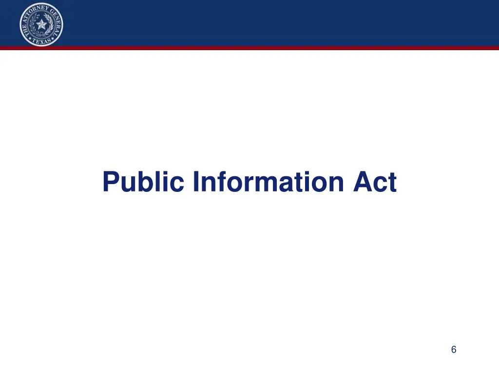 public information act