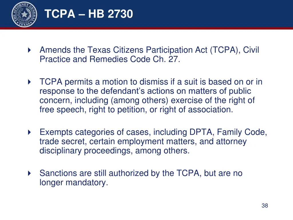 tcpa hb 2730