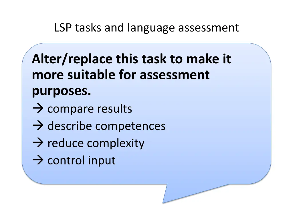 lsp tasks and language assessment 3