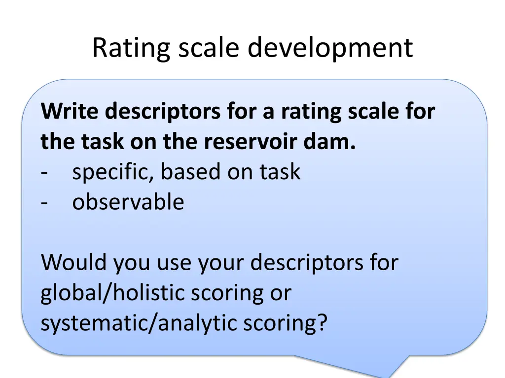 rating scale development 3