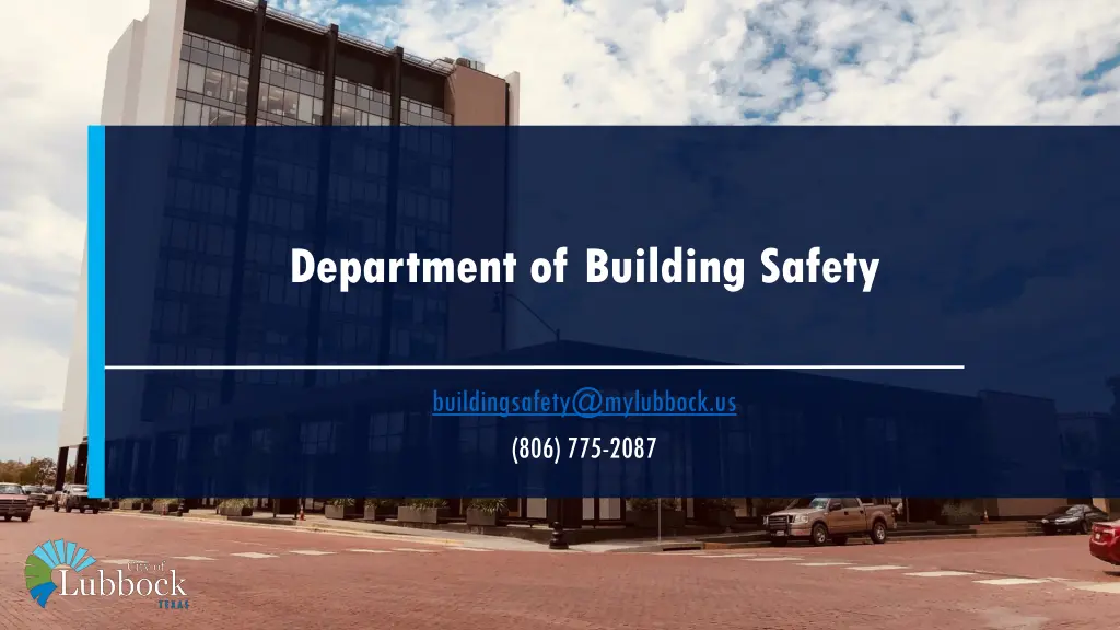 department of building safety