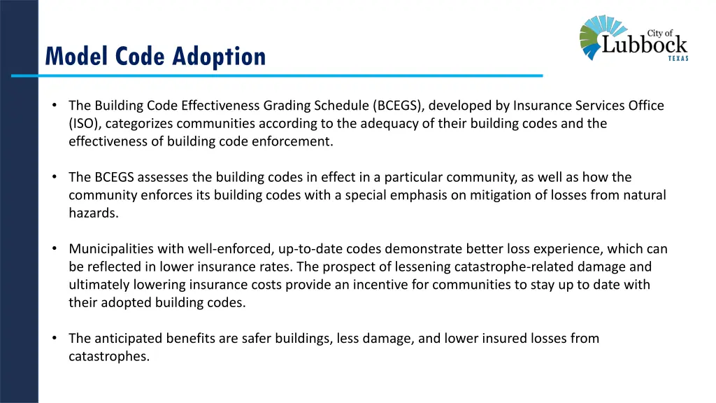 model code adoption 2