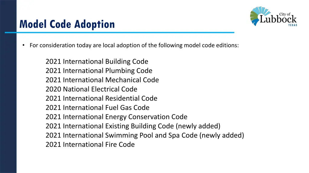 model code adoption 3