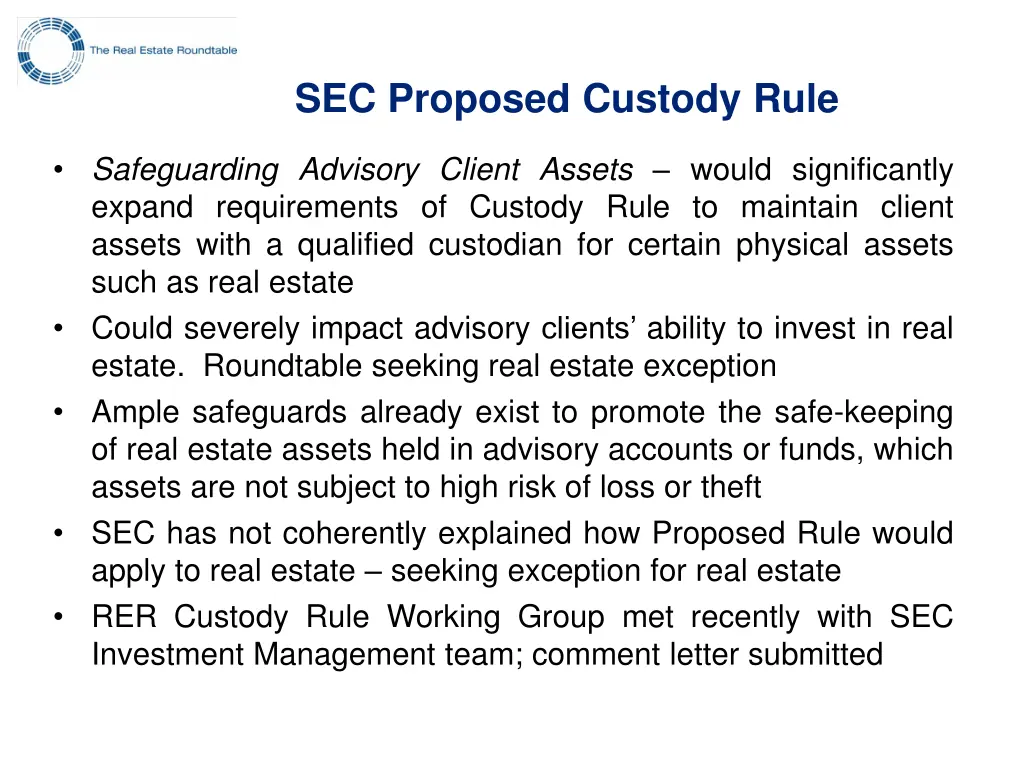 sec proposed custody rule