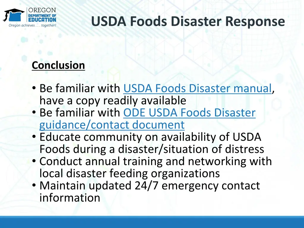 usda foods disaster response 8