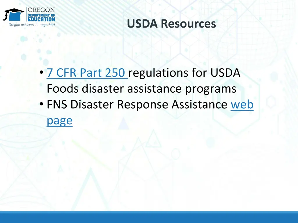 usda resources