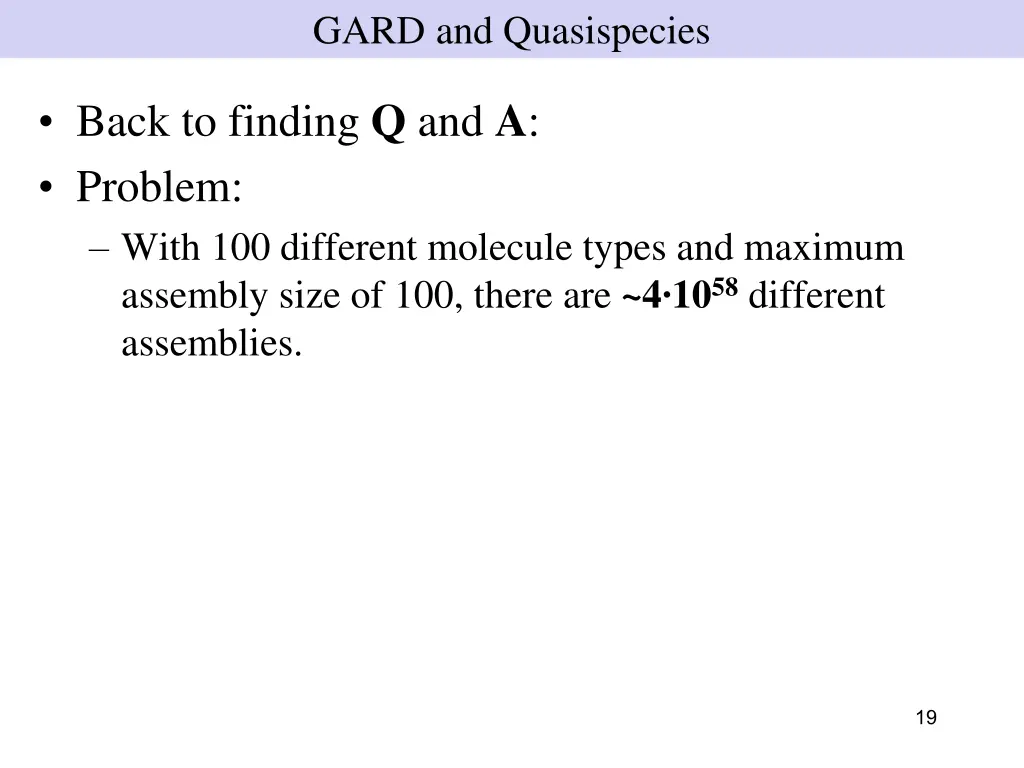 gard and quasispecies 2