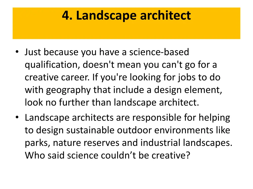 4 landscape architect