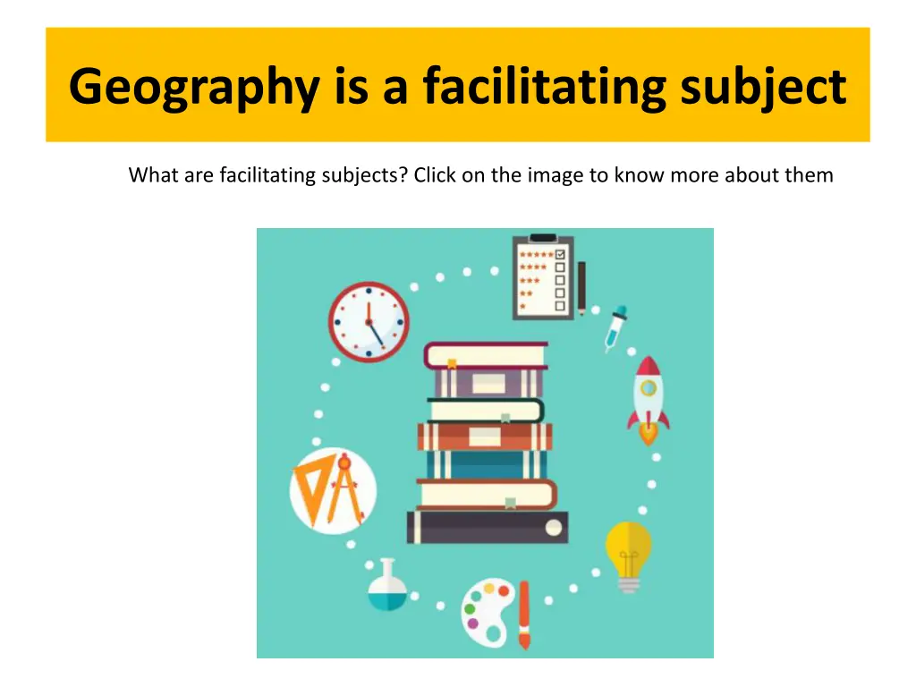 geography is a facilitating subject