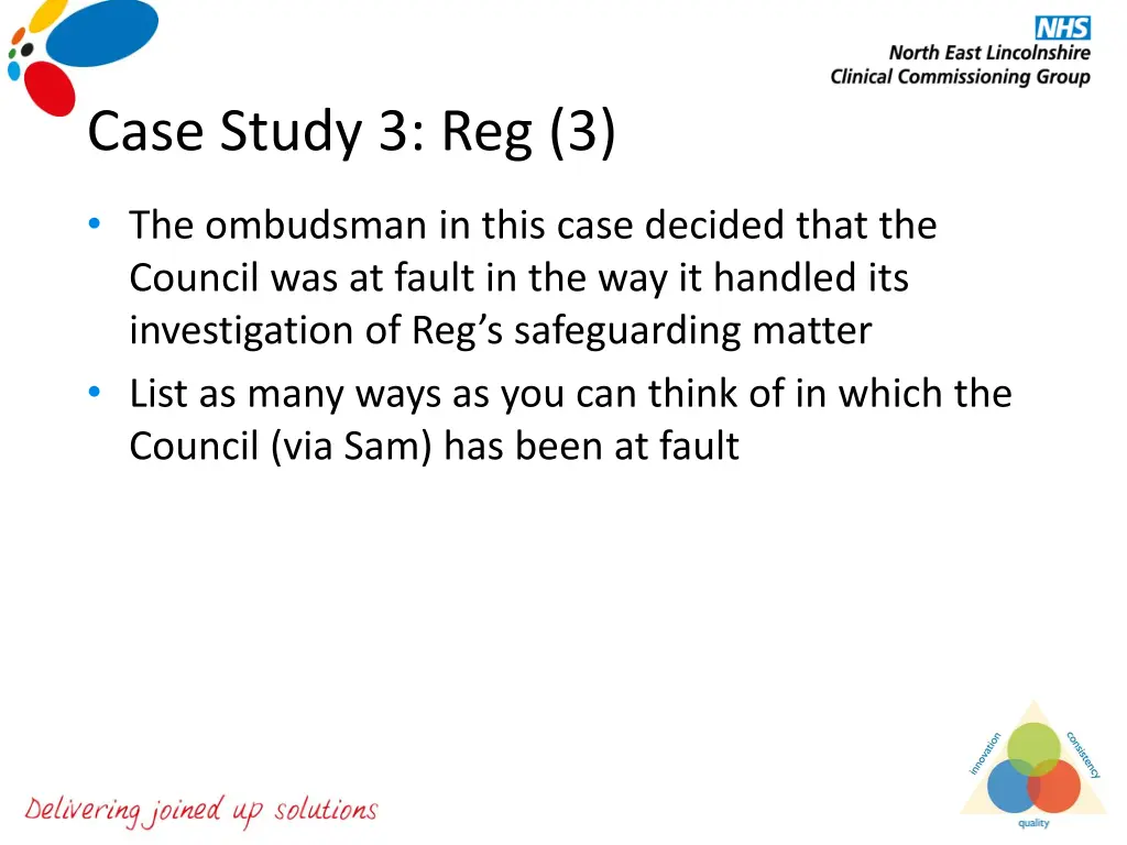 case study 3 reg 3