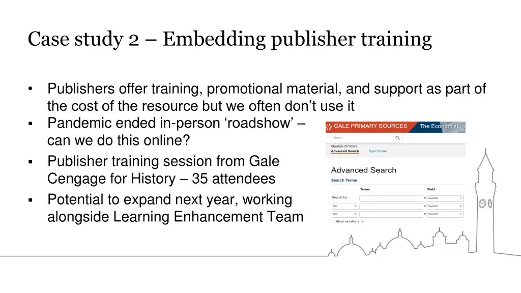 case study 2 embedding publisher training