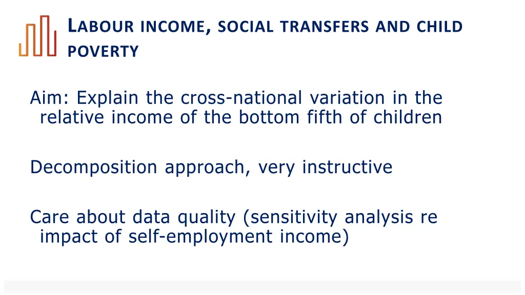 l abour income social transfers and child poverty