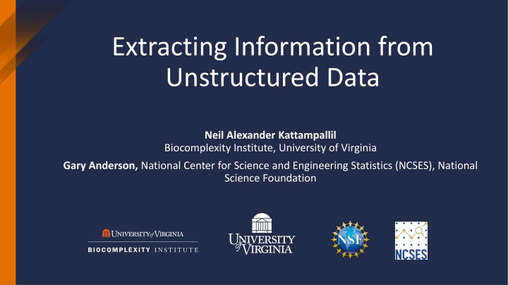 extracting information from unstructured data