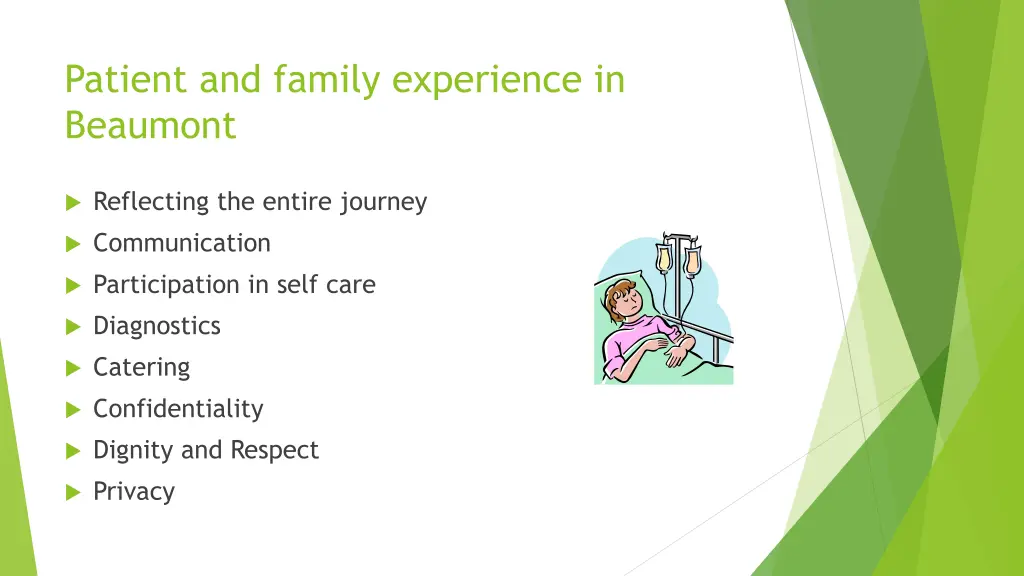 patient and family experience in beaumont