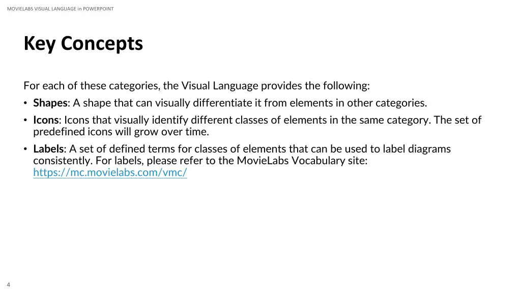 movielabs visual language in powerpoint 2