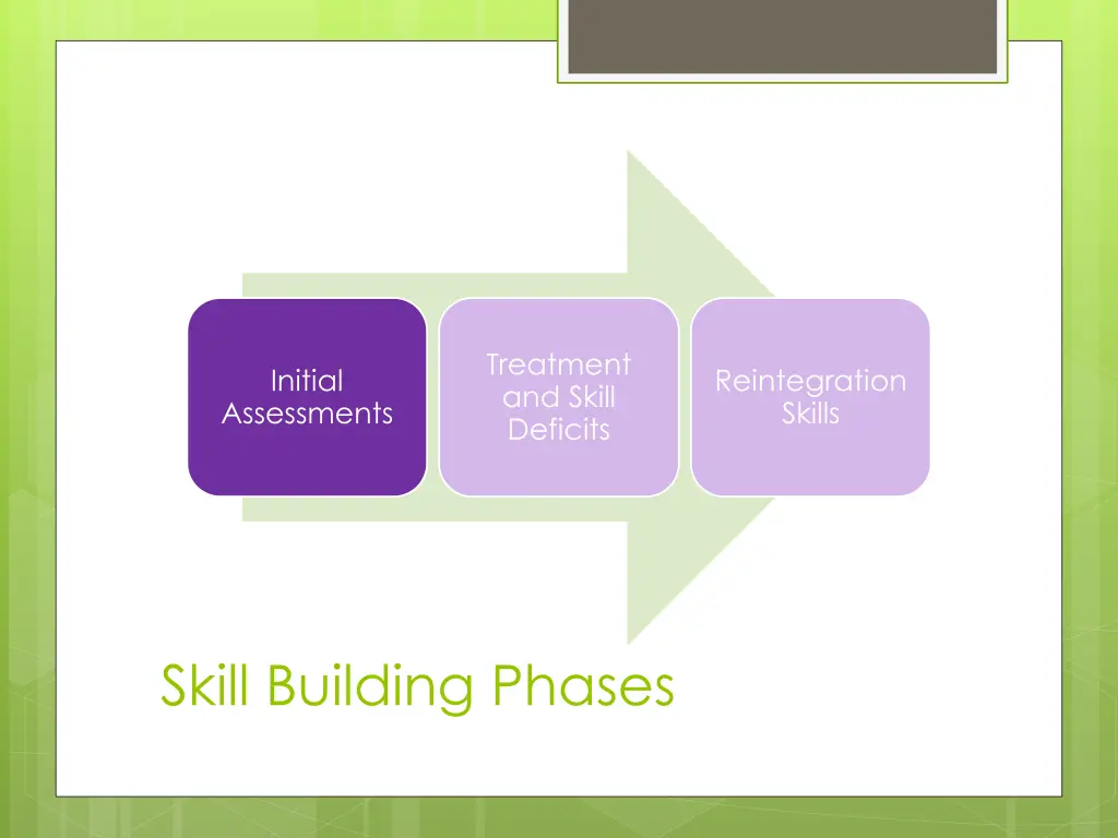 treatment and skill deficits