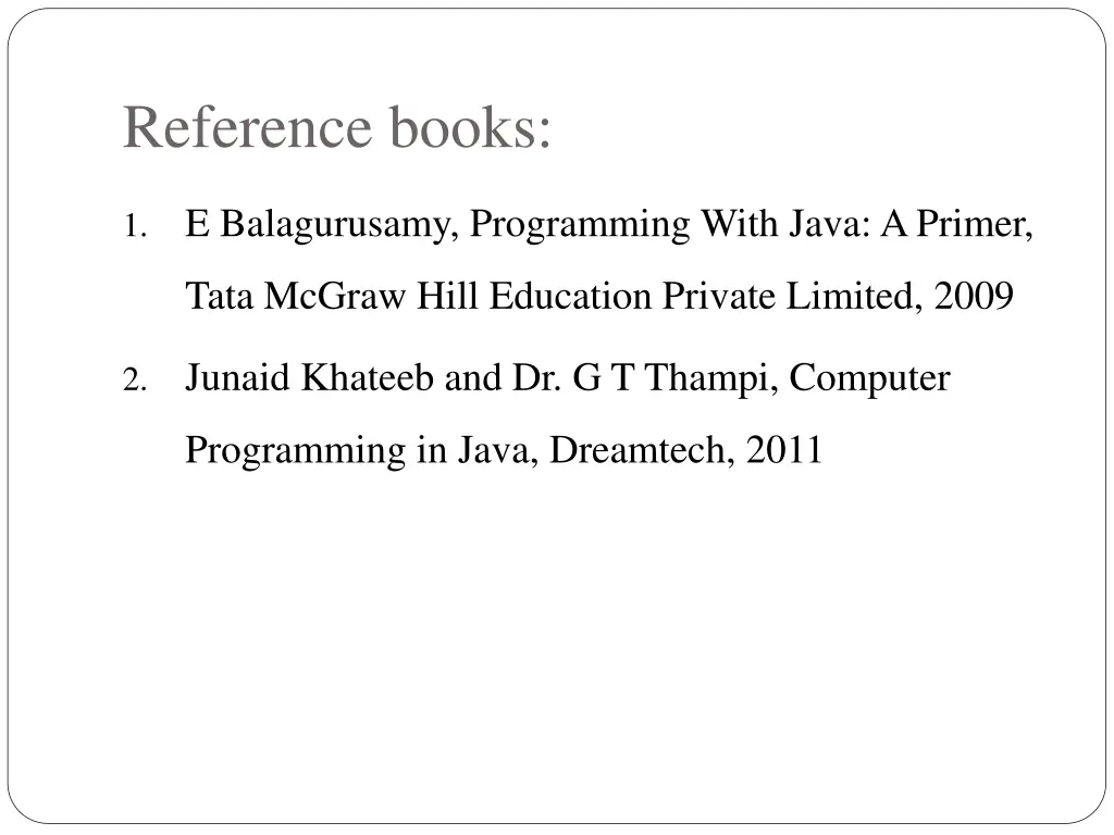 reference books