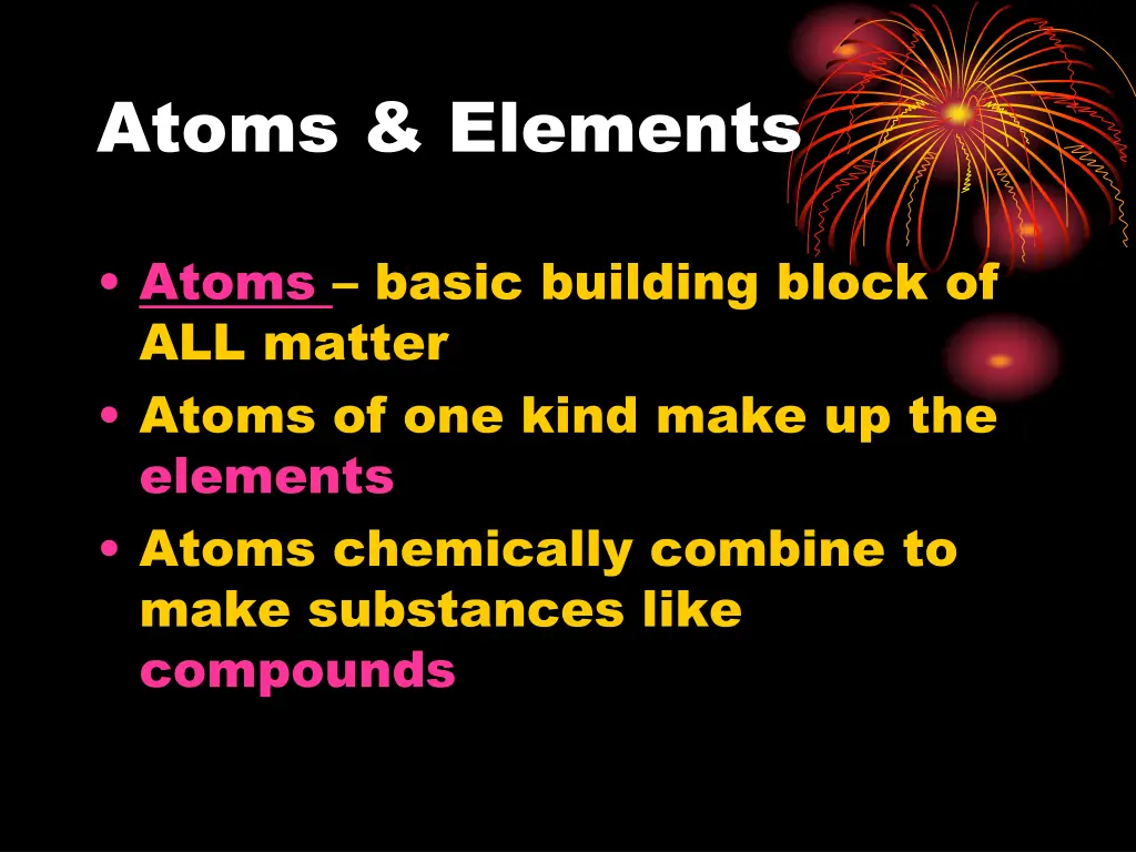 atoms elements