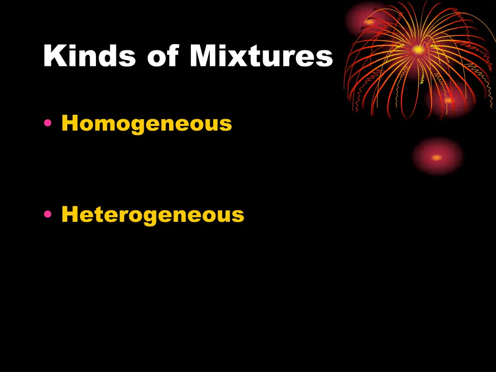 kinds of mixtures