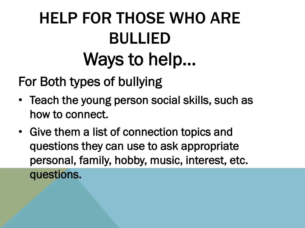 help for those who are bullied ways to help ways 3