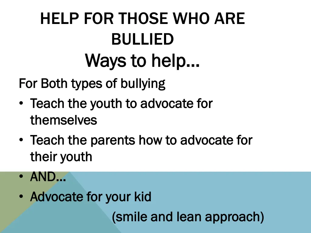 help for those who are bullied ways to help ways 4