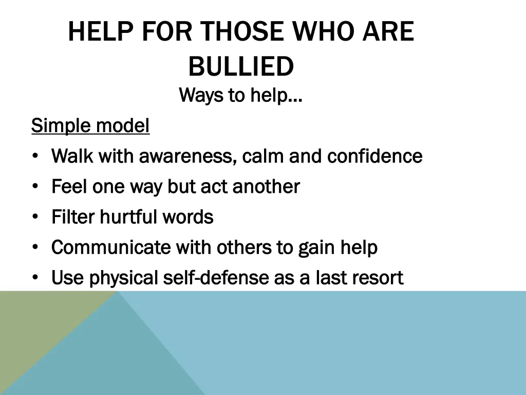 help for those who are bullied ways to help ways 6