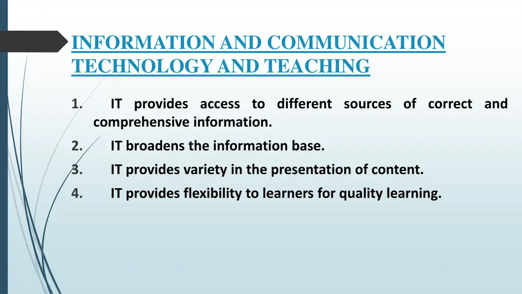 information and communication technology