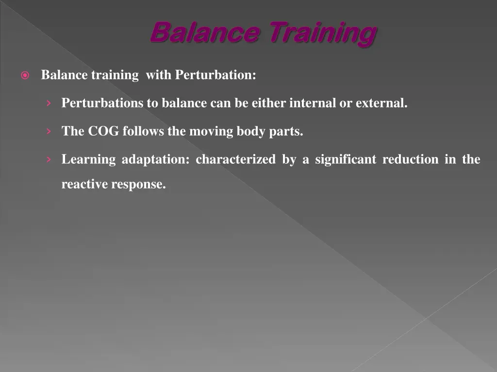 balance training balance training 1