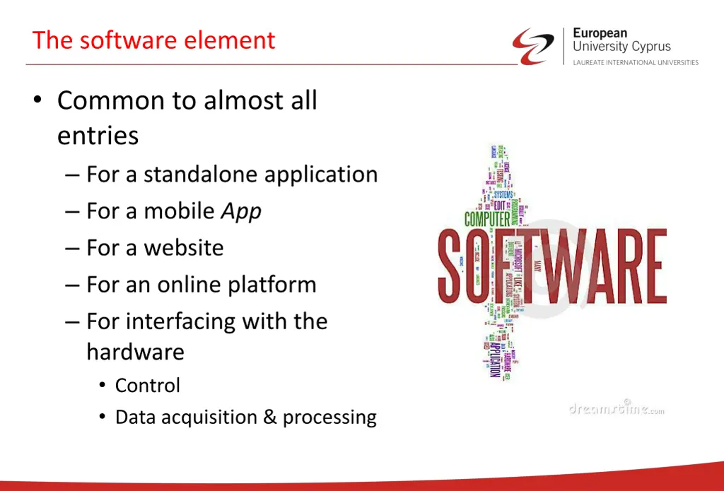 the software element