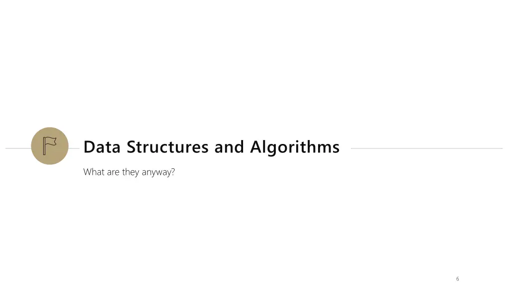 data structures and algorithms