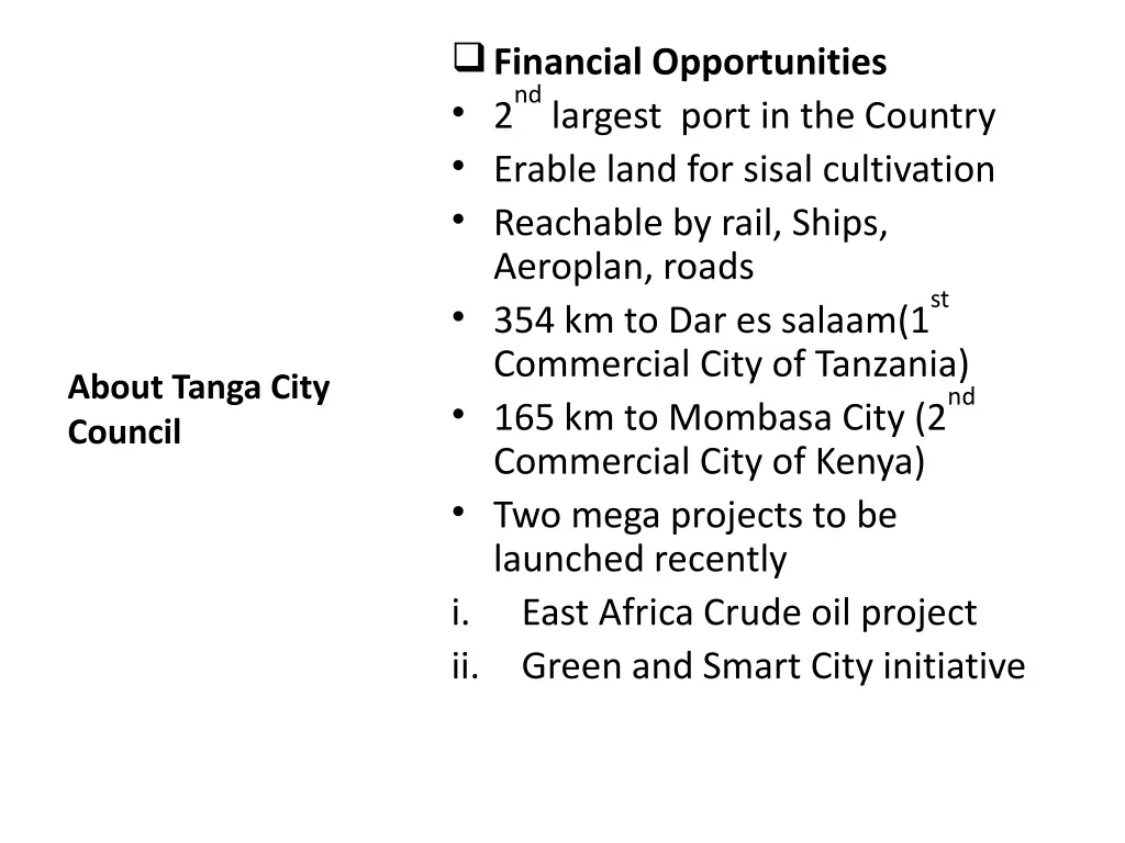 financial opportunities 2 erable land for sisal