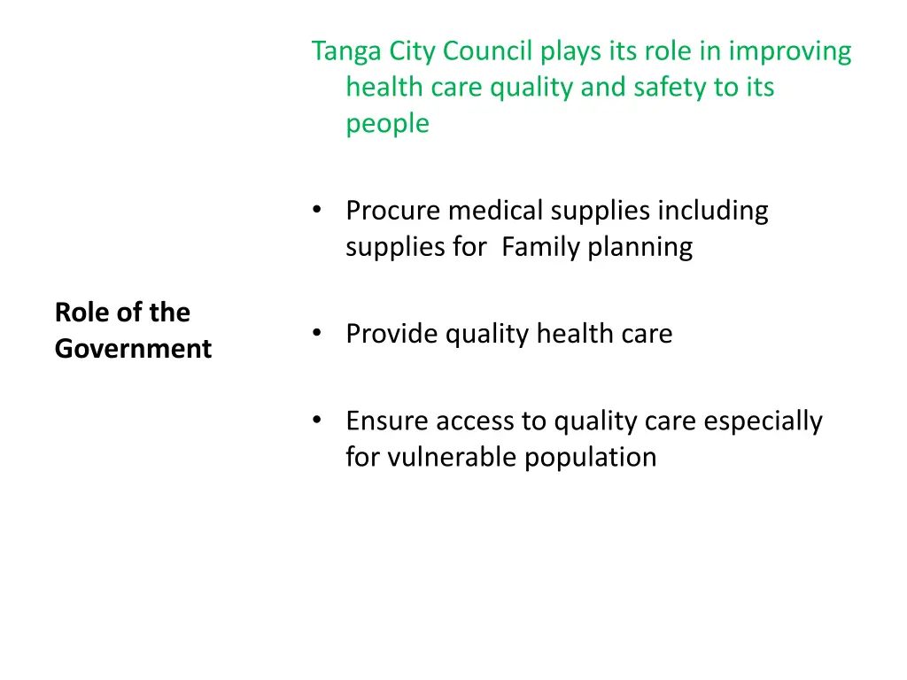 tanga city council plays its role in improving